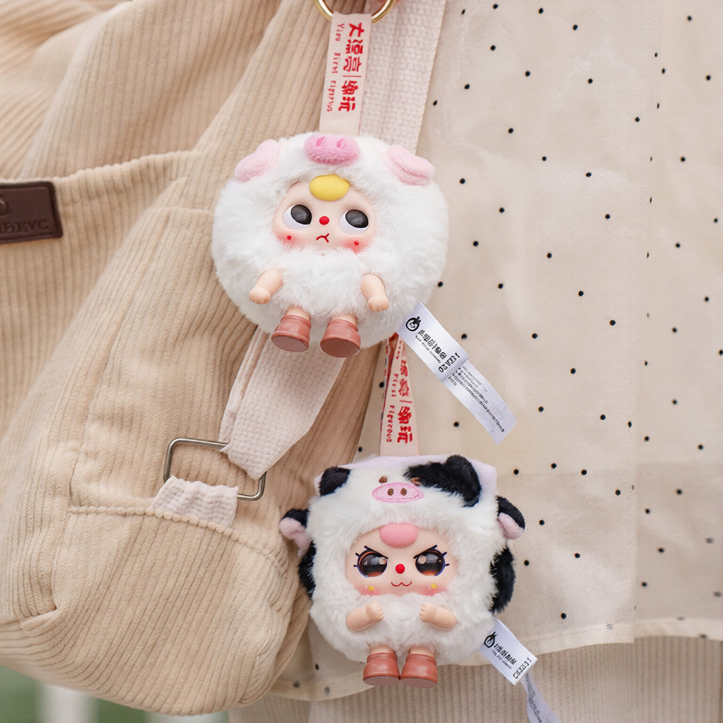 Baby Three Round Beast Series Plush Blind Box