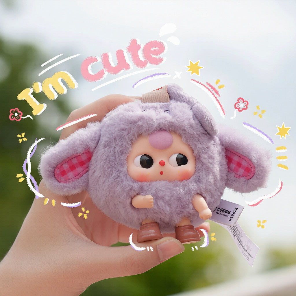 Baby Three Round Beast Series Plush Blind Box